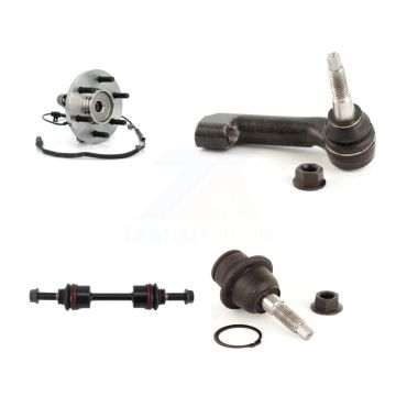 Front Right Hub Bearing Lower Ball Joint Outer Tie Rod & Sway Bar Link Kit For Ford F-150 K7T-104717