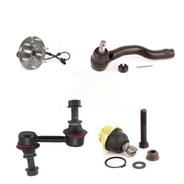 Front Right Hub Bearing Lower Ball Joint Outer Tie Rod & Link Kit For Nissan TITAN Armada K7T-104719