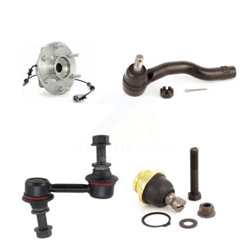 Front Right Hub Bearing Lower Ball Joint Outer Tie Rod Link Kit For Nissan TITAN INFINITI K7T-104720
