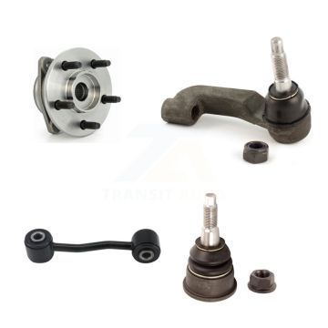 Front Right Hub Bearing Lower Ball Joint Outer Tie Rod Link Kit For Jeep Liberty Non-ABS K7T-104724
