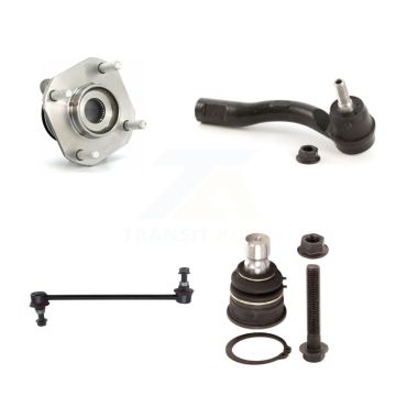 Front Right Bearing Lower Ball Joint Outer Tie Rod Link Kit For 07-12 Nissan Sentra 2.0L K7T-104729