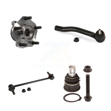 Front Right Bearing Lower Ball Joint Outer Tie Rod Link Kit For Nissan Sentra NV200 LEAF K7T-104735