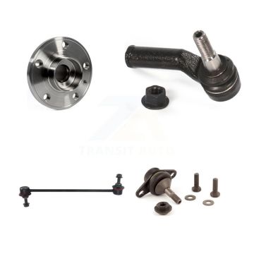 Front Right Hub Bearing Lower Ball Joint Outer Tie Rod & Link Kit For 2008-2009 Volvo V70 K7T-104738