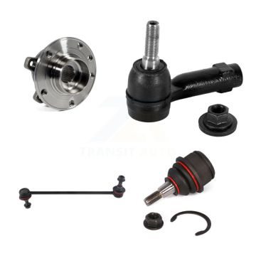 Front Right Bearing Lower Ball Joint Outer Tie Rod & Link Kit For 14-18 Jeep Cherokee AWD K7T-104746