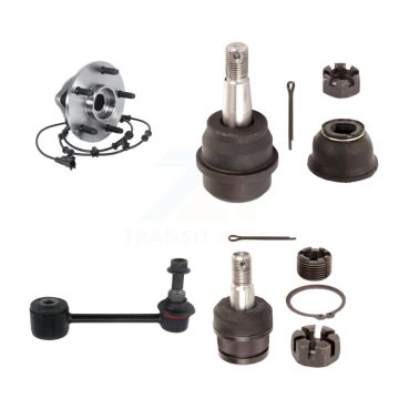 Front Bearing Upper Lower Ball Joint & Sway Bar Stabilizer Link Kit For Jeep Wrangler JK K7T-104761