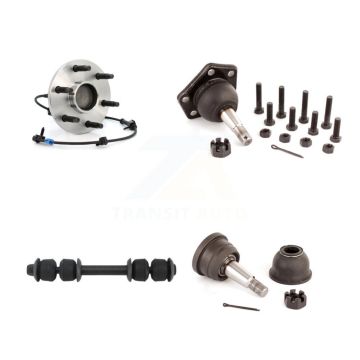Front Hub Bearing Upper Lower Ball Joint Link Kit For 2000 Chevrolet Tahoe RWD with 5.7L K7T-104774