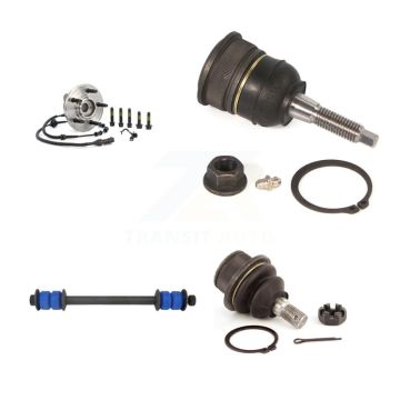 Front Hub Bearing Upper Lower Ball Joint & Link Kit For Ford Explorer Mercury Mountaineer K7T-104787