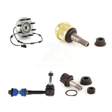Front Hub Bearing Upper Lower Ball Joint & Sway Bar Link Kit For Dodge Ram 3500 2500 4WD K7T-104793