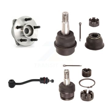 Front Bearing Upper Lower Ball Joint & Sway Bar Stabilizer Link Kit For Jeep Wrangler TJ K7T-104809