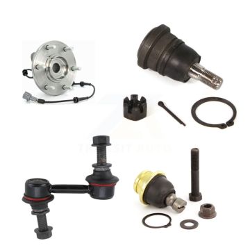 Front Hub Bearing Upper Lower Ball Joint & Link Kit For Nissan TITAN Armada INFINITI QX56 K7T-104814