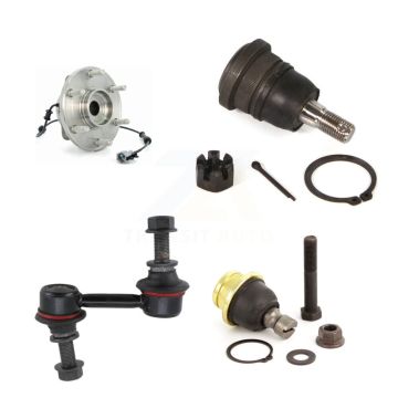 Front Hub Bearing Upper Lower Ball Joint & Link Kit For Nissan TITAN INFINITI QX56 Armada K7T-104816