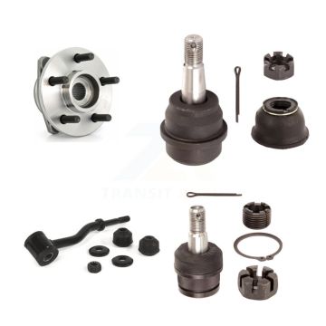 Front Hub Bearing Upper Lower Ball Joint & Sway Bar Stabilizer Link Kit For Jeep Cherokee K7T-104820