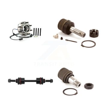 Front Hub Bearing Upper Lower Ball Joint And Link Kit For Ford F-350 Super Duty F-250 4WD K7T-104836