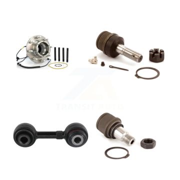 Front Hub Bearing Upper Lower Ball Joint And Link Kit For Ford F-350 Super Duty F-250 4WD K7T-104843