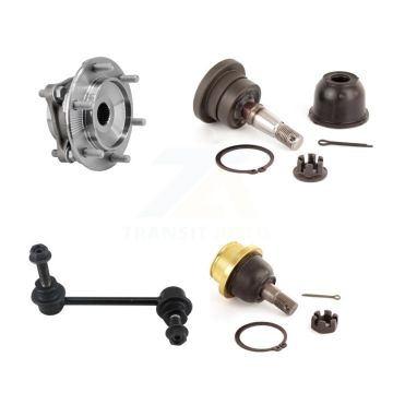 Front Right Hub Bearing Upper Lower Ball Joint & Link Kit For 2005-2023 Toyota Tacoma 4WD K7T-104907