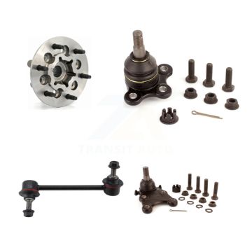 Front Right Hub Bearing Upper Lower Ball Joint Link Kit For Chevrolet Colorado GMC Canyon K7T-104913