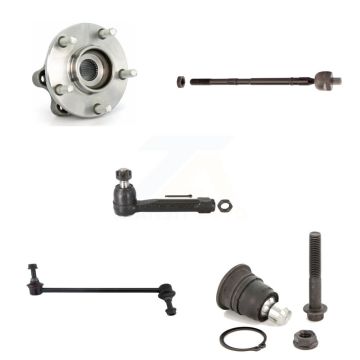 Front Right Bearing Lower Ball Joint Tie Rod & Link Kit (5Pc) For 2004-2009 Nissan Quest K7T-104926