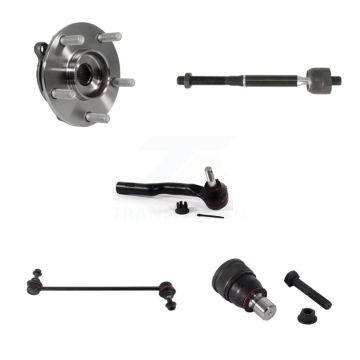 Front Right Bearing Lower Ball Joint Outer Inner Tie Rod Link Kit (5Pc) For Mazda 3 Sport K7T-104933