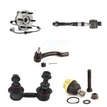 Front Right Bearing Lower Ball Joint Tie Rod & Link Kit (5Pc) For Nissan Frontier Xterra K7T-104935