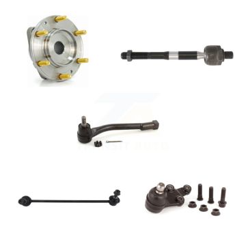 Front Right Hub Bearing Lower Ball Joint Tie Rod & Link Kit (5Pc) For Kia Sedona Hyundai K7T-104942