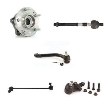 Front Right Bearing Lower Ball Joint Tie Rod & Link Kit (5Pc) For 07-12 Hyundai Veracruz K7T-104943