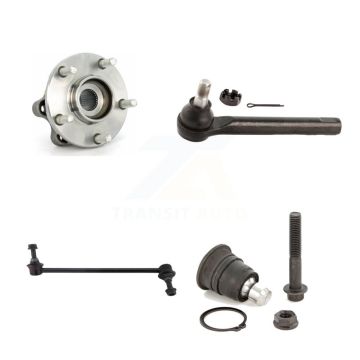 Front Right Bearing Lower Ball Joint Outer Tie Rod & Link Kit For 2003-2004 Nissan Murano K7T-104953