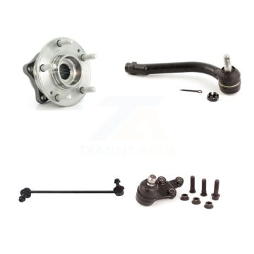 Front Right Bearing Lower Ball Joint Outer Tie Rod & Link Kit For 07-12 Hyundai Veracruz K7T-104967