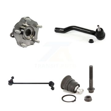 Front Right Hub Bearing Lower Ball Joint Outer Tie Rod & Link Kit For Nissan Rogue Sport K7T-104969