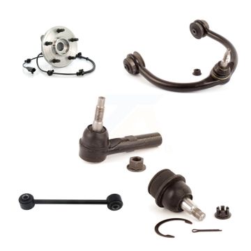 Front Right Hub Upper Arm Lower Ball Joint Outer Tie Rod & Link Kit (5Pc) For Jeep Grand K7T-105270