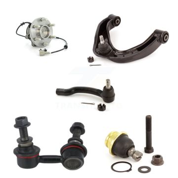 Front Left Bearing Upper Arm Lower Ball Joint Outer Tie Rod Link Kit (5Pc) For Nissan RWD K7T-105271