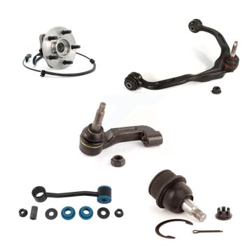 Front Left Bearing Upper Arm Lower Ball Joint Outer Tie Rod Link Kit (5Pc) For Jeep Dodge K7T-105281