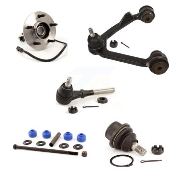 Front Left Bearing Upper Arm Lower Ball Joint Outer Tie Rod Link Kit (5Pc) For Ford F-150 K7T-105283