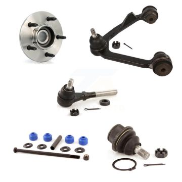 Front Left Bearing Upper Arm Lower Ball Joint Outer Tie Rod Link Kit (5Pc) For Ford F-150 K7T-105284