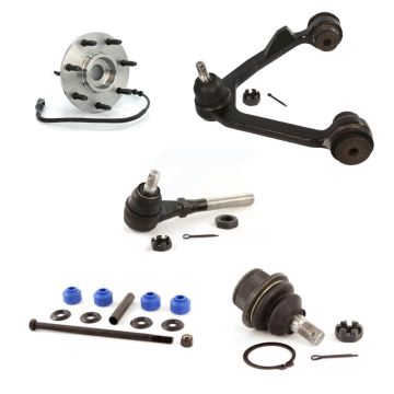 Front Left Bearing Upper Arm Lower Ball Joint Outer Tie Rod Link Kit (5Pc) For Ford F-150 K7T-105288