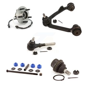 Front Left Bearing Upper Arm Lower Ball Joint Outer Tie Rod Link Kit (5Pc) For Ford F-150 K7T-105290