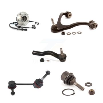 Front Left Bearing Upper Arm Lower Ball Joint Outer Tie Rod Link Kit (5Pc) For Ford Crown K7T-105291