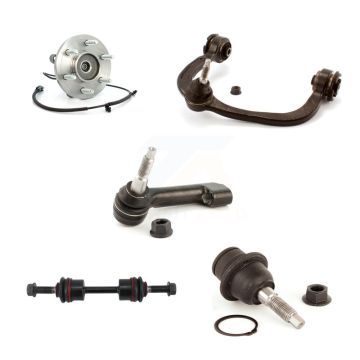 Front Left Bearing Upper Arm Lower Ball Joint Outer Tie Rod & Link Kit (5Pc) For Ford 4WD K7T-105292