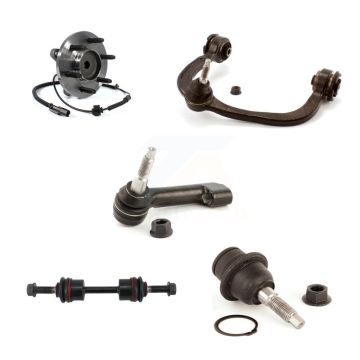 Front Left Bearing Upper Arm Lower Ball Joint Outer Tie Rod Link Kit (5Pc) For Ford F-150 K7T-105293