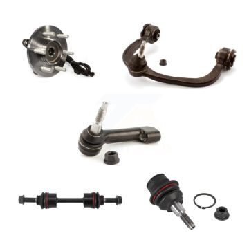 Front Left Bearing Upper Arm Lower Ball Joint Outer Tie Rod Link Kit (5Pc) For Ford F-150 K7T-105298
