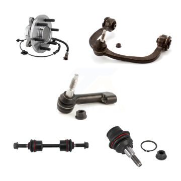 Front Left Bearing Upper Arm Lower Ball Joint Outer Tie Rod Link Kit (5Pc) For Ford F-150 K7T-105300