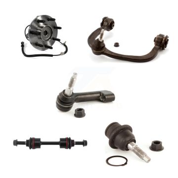 Front Left Bearing Upper Arm Lower Ball Joint Outer Tie Rod Link Kit (5Pc) For Ford F-150 K7T-105305