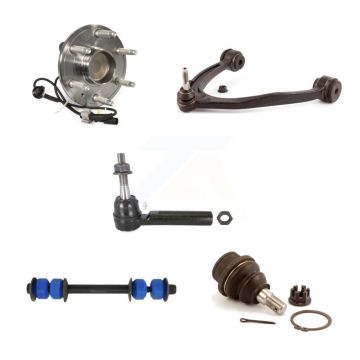 Front Left Bearing Upper Arm Lower Ball Joint Outer Tie Rod Link Kit (5Pc) For GMC Sierra K7T-105307