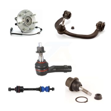 Front Left Bearing Upper Arm Lower Ball Joint Outer Tie Rod Link Kit (5Pc) For Ford F-150 K7T-105333