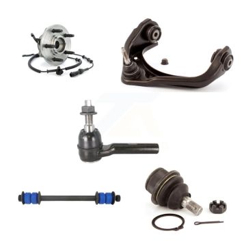 Front Left Bearing Upper Arm Lower Ball Joint Outer Tie Rod Link Kit (5Pc) For Ford Sport K7T-105334