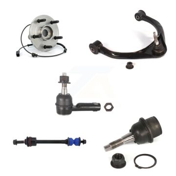 Front Left Bearing Upper Arm Lower Ball Joint Outer Tie Rod Link Kit (5Pc) For Dodge Ram K7T-105341