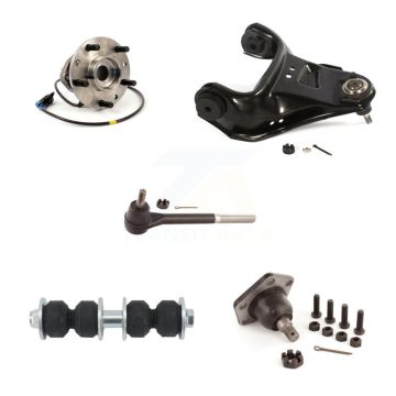 Front Left Bearing Upper Arm Lower Ball Joint Outer Tie Rod Link Kit (5Pc) For Chevrolet K7T-105344