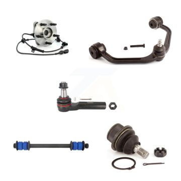Front Left Bearing Upper Arm Lower Ball Joint Outer Tie Rod Link Kit (5Pc) For Ford Mazda K7T-105355