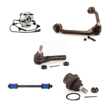 Front Right Hub Upper Control Arm Lower Ball Joint Outer Tie Rod Link Kit (5Pc) For Mazda K7T-105400