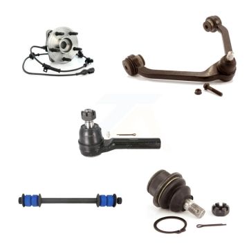 Front Right Upper Control Arm Lower Ball Joint Outer Tie Rod Link Kit (5Pc) For Ford Trac K7T-105403