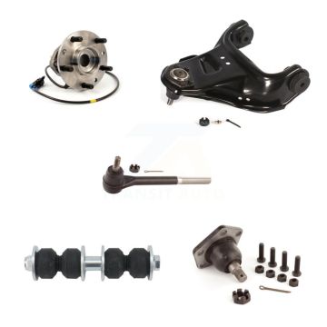 Front Right Upper Control Arm Lower Ball Joint Outer Tie Rod Link Kit (5Pc) For Chevrolet K7T-105418